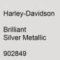 Preview: Harley-Davidson, Brilliant Silver Metallic, 902849.